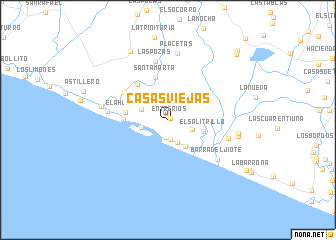 map of Casas Viejas