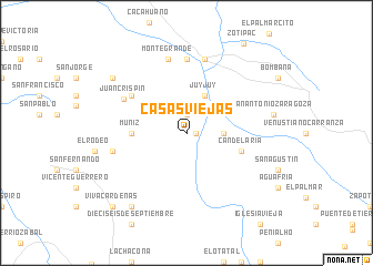 map of Casas Viejas