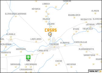 map of Casas