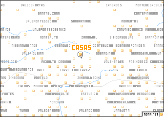 map of Casas