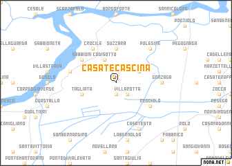 map of Casate Cascina