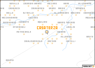 map of Casa Terza