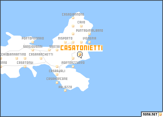 map of Casa Tonietti