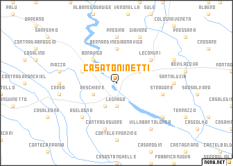 map of Casa Toninetti