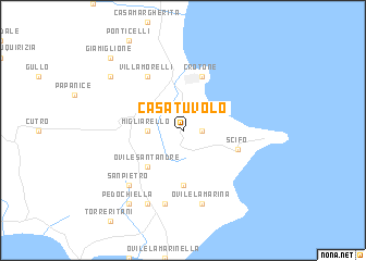 map of Casa Tuvolo