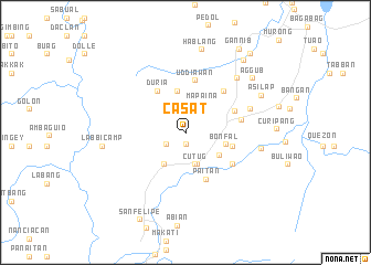 map of Casat