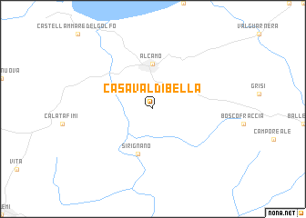 map of Casa Valdibella