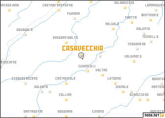 map of Casa Vecchia