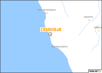 map of Casa Vieja