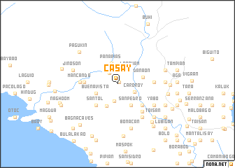 map of Casay