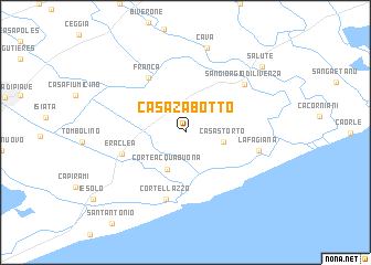 map of Casa Zabotto