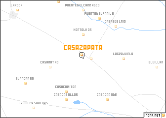 map of Casa Zapata