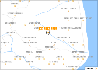 map of Casa Zessi