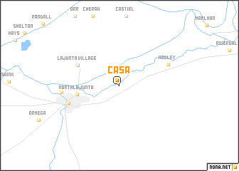 map of Casa