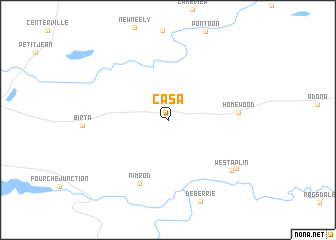 map of Casa