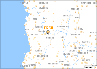 map of Casa