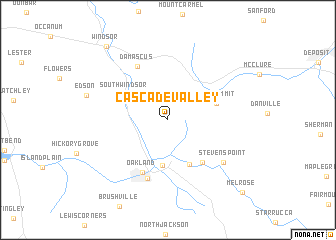 map of Cascade Valley