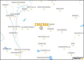 map of Cascade