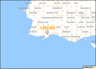 map of Cascais