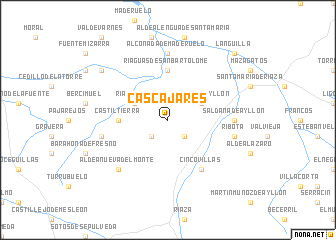 map of Cascajares