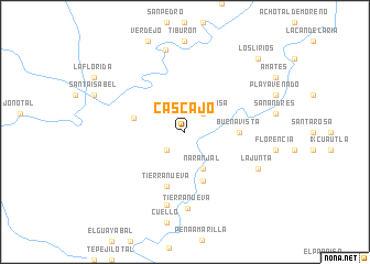 map of Cascajo