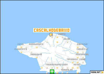 map of Cascalho de Baixo