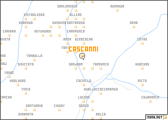 map of Cascanni