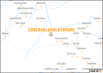 map of Cascavel de Alexandre