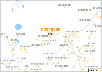 map of Cascayán