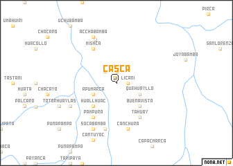 map of Casca