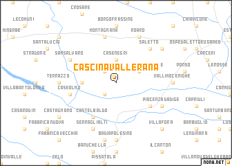 map of Cascina Vallerana