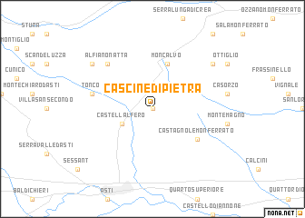 map of Cascine di Pietra