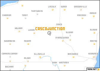 map of Casco Junction
