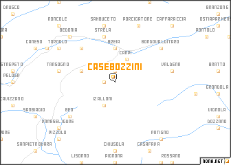 map of Case Bozzini