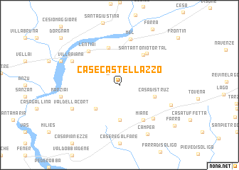 map of Case Castellazzo