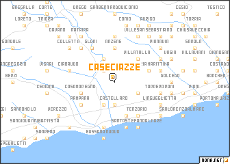 map of Case Ciazze