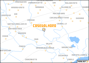 map of Case Dal Moro