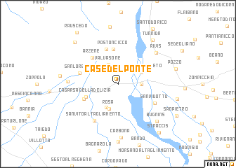 map of Case del Ponte