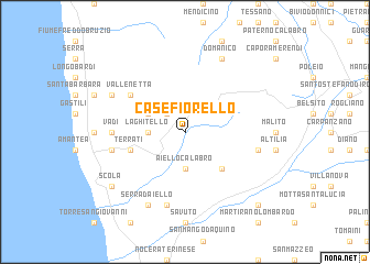 map of Case Fiorello