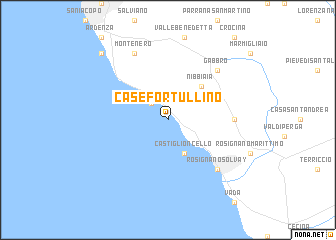 map of Case Fortullino