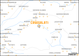 map of Case Galati