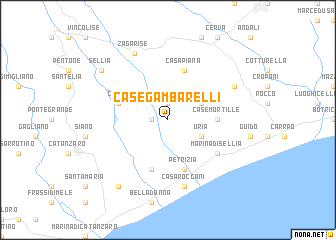 map of Case Gambarelli