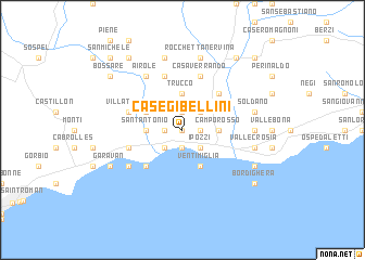 map of Case Gibellini