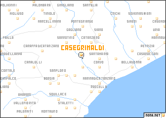 map of Case Grimaldi