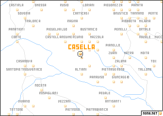 map of Casella