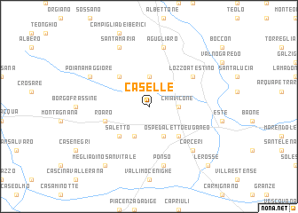 map of Caselle