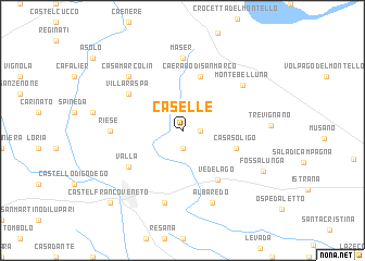 map of Caselle