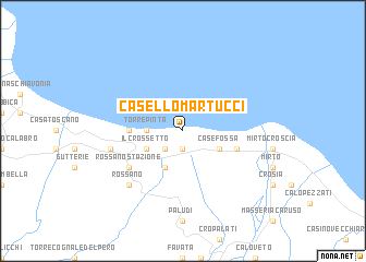 map of Casello Martucci