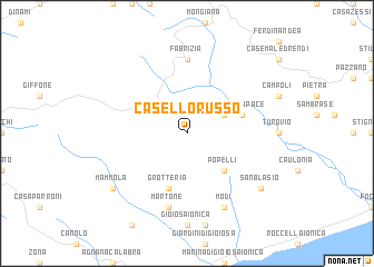 map of Casello Russo