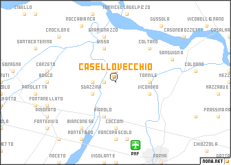 map of Casello Vecchio